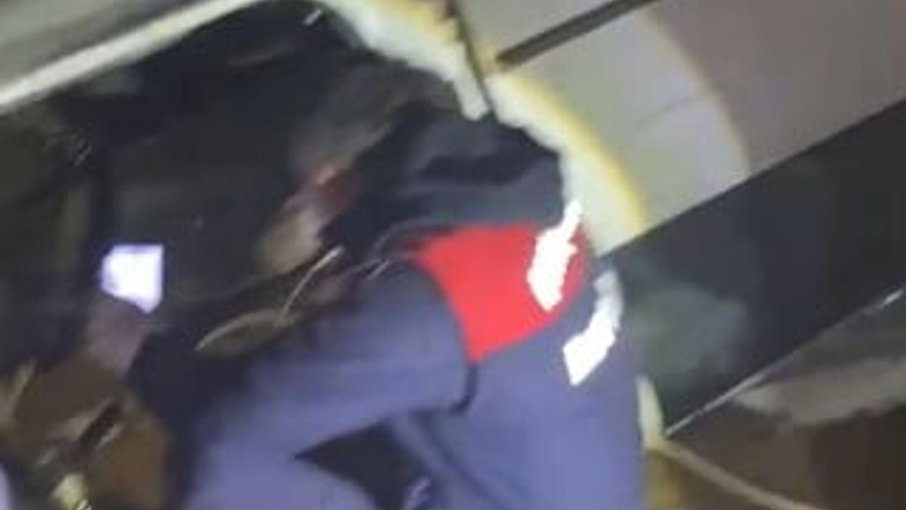 Kırşehir'de Köpekten Kaçarken Takla Atan Sürücü Hastaneye Kaldırıldı