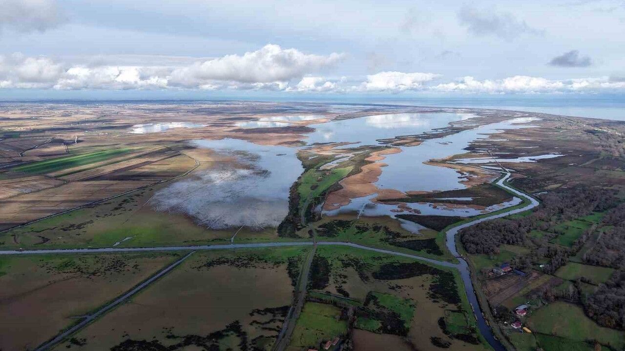 Kızılırmak Deltası'nda Su Seviyesi Düşmeye Devam Ediyor