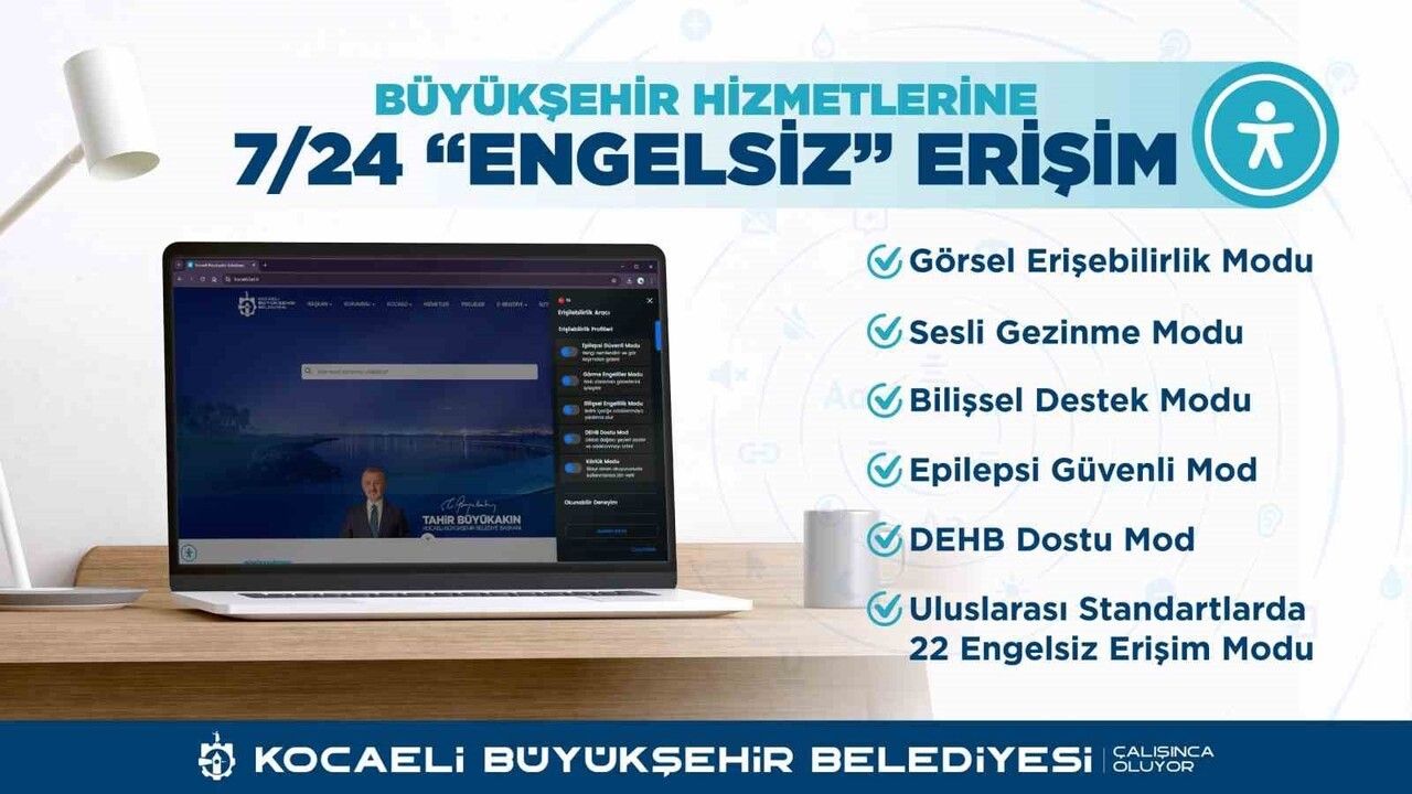 Kocaeli Büyükşehir Belediyesi'nden Engellilere Özel Dijital Dönüşüm