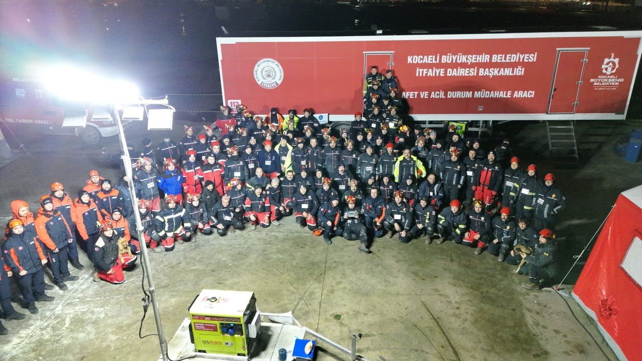 Kocaeli İtfaiyesi AFAD'dan Arama Kurtarma Akreditasyonu Aldı