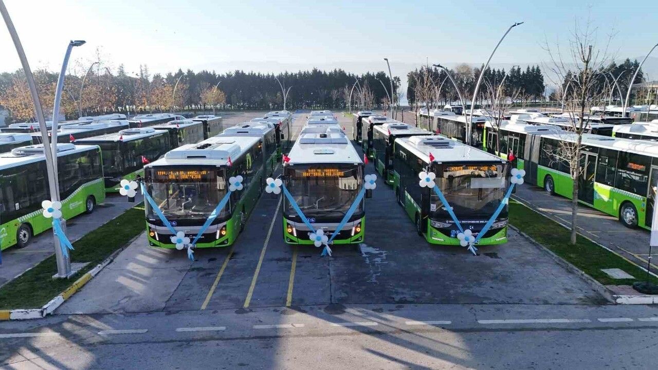Kocaeli Ulaşımına 68 Yeni Otobüs Katıldı