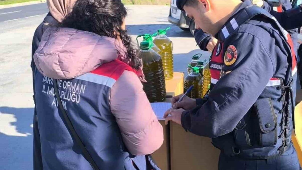 Köşk'te Kaçak 400 Litre Yağ Ele Geçirildi