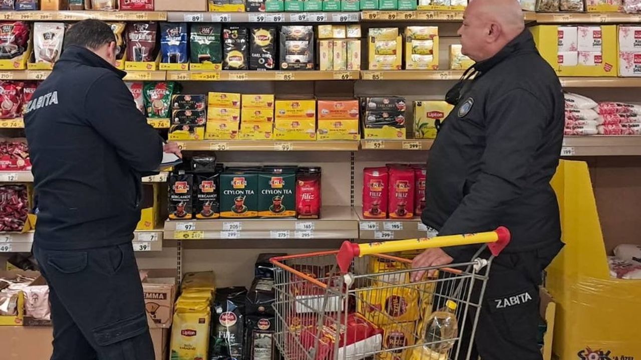 Köşk'te Zincir Market Denetimleri Sürüyor