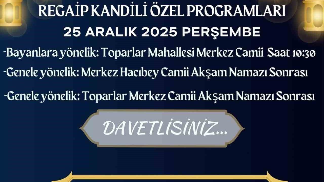 Köyceğiz'de Regaip Kandili Kutlamaları
