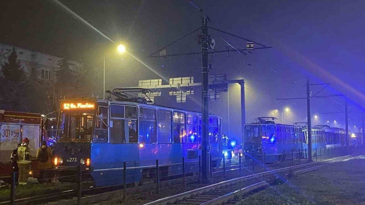 Krakow'da Tramvay Kazası: 35 Yaralı