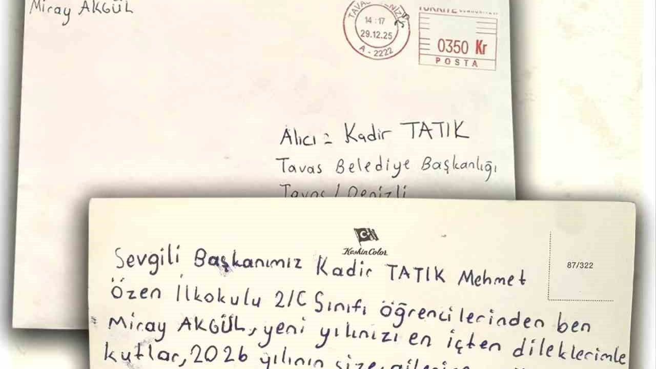 Küçük Miray'ın Duygusal Yeni Yıl Mektubu Başkan Tatık'ı Etkiledi