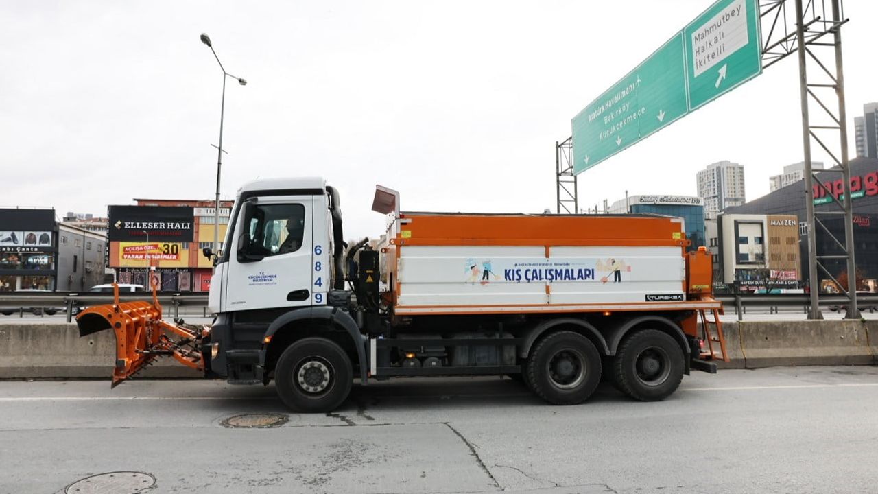 Küçükçekmece Belediyesi Kış Hazırlıklarını Tamamladı