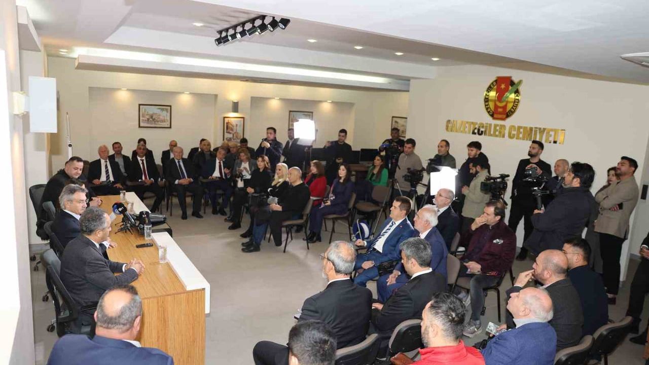 Kürşad Tüzmen'den Gaziantep Gazeteciler Cemiyeti'ne Ziyaret