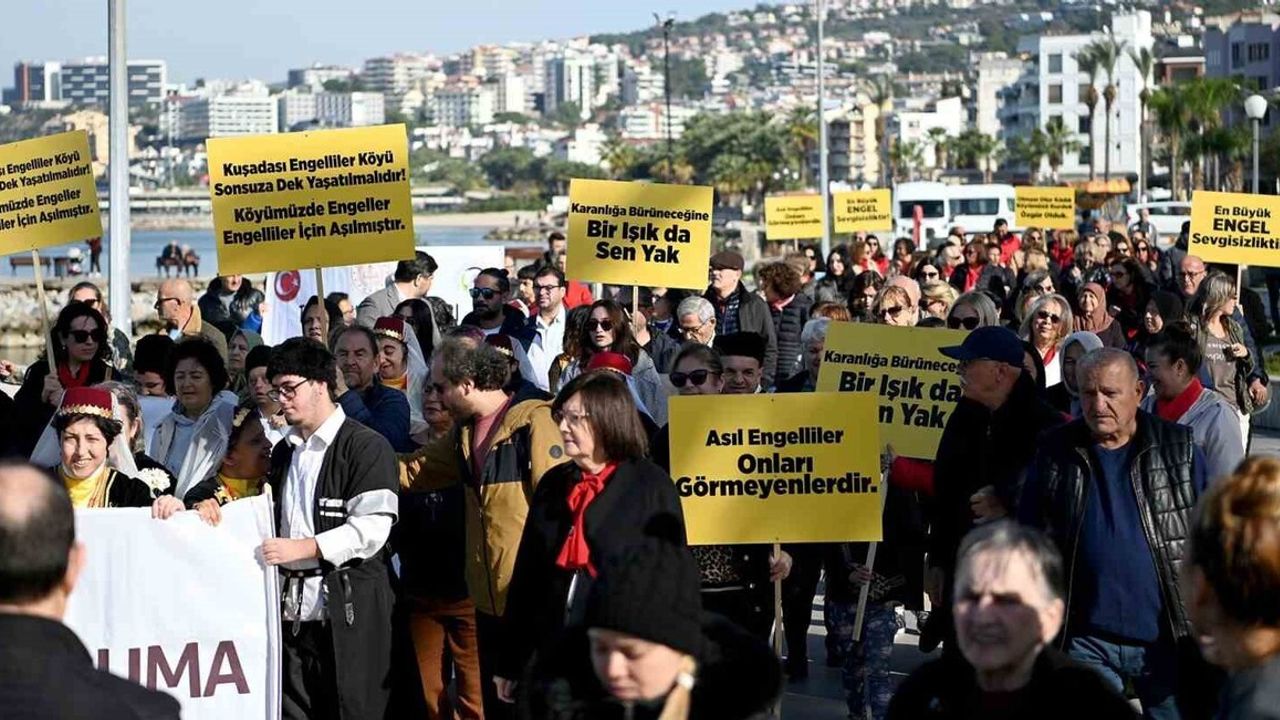 Kuşadası'nda 3 Aralık Dünya Engelliler Günü Coşkuyla Kutlandı