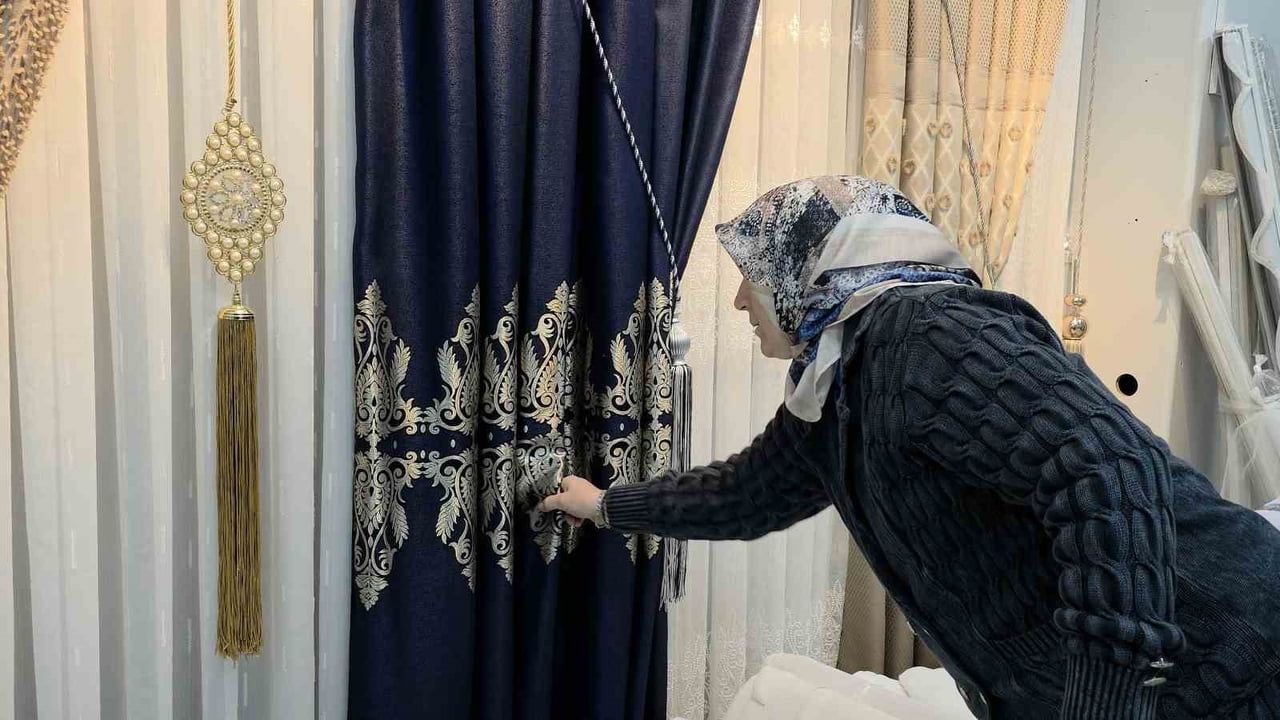 Kütahya'da Osmanlı Motifli Perdelere Büyük İlgi