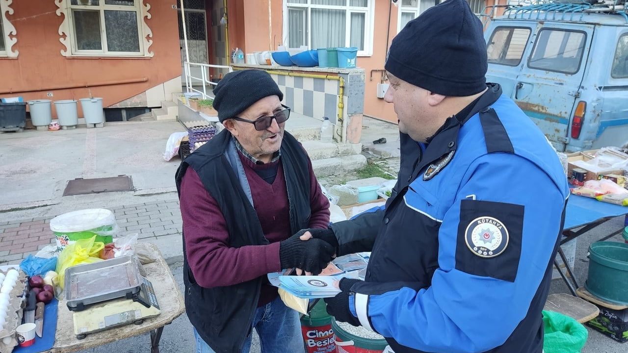 Kütahya Emniyeti'nden Semt Pazarlarına Güvenlik Bilgilendirmesi