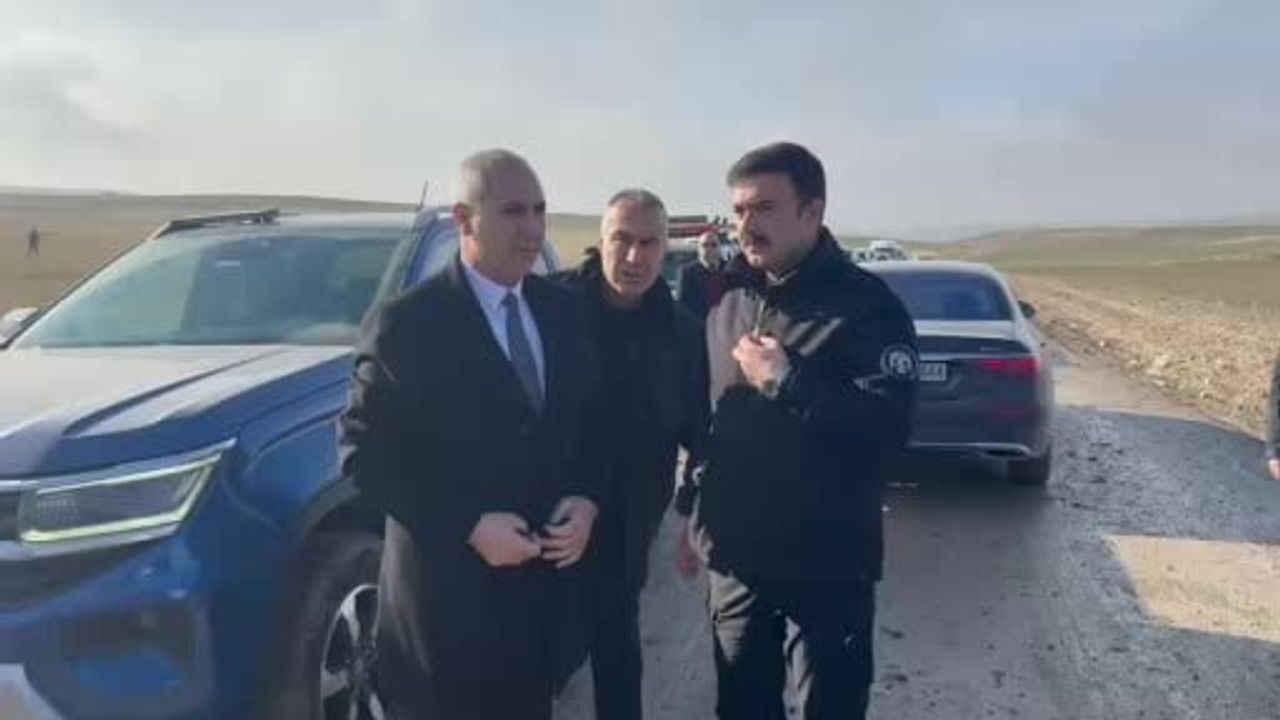 Libya’dan Gelen Askeri Heyet Uçak Kazası Bölgesinde İncelemelerde Bulundu