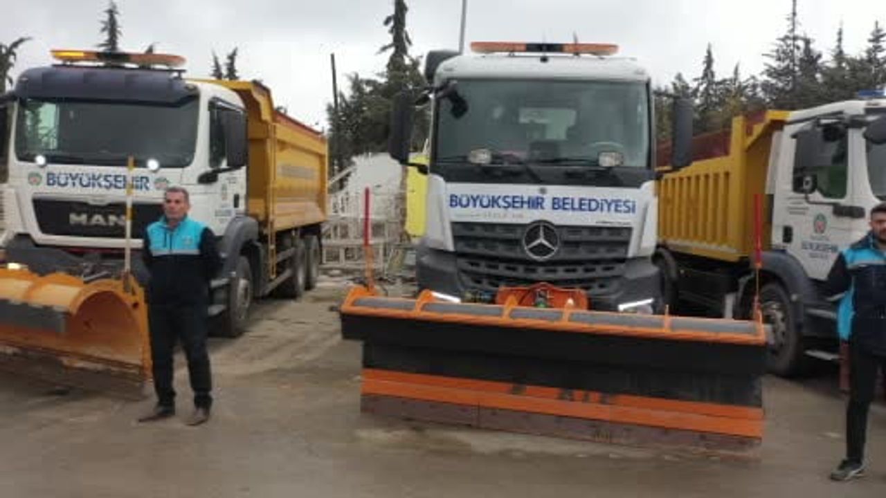 Malatya'da Kar Mesaisi Başladı