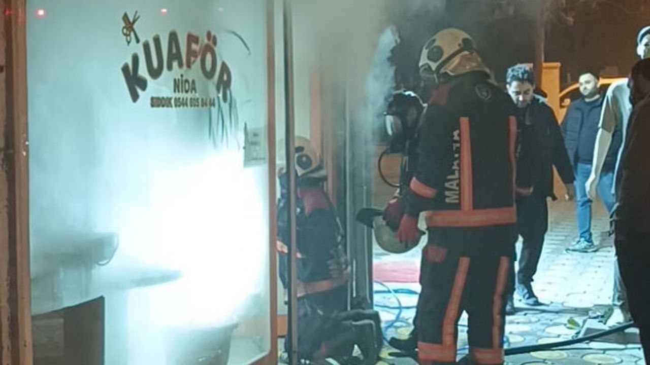 Malatya'da Korkutucu Yangın Olayı