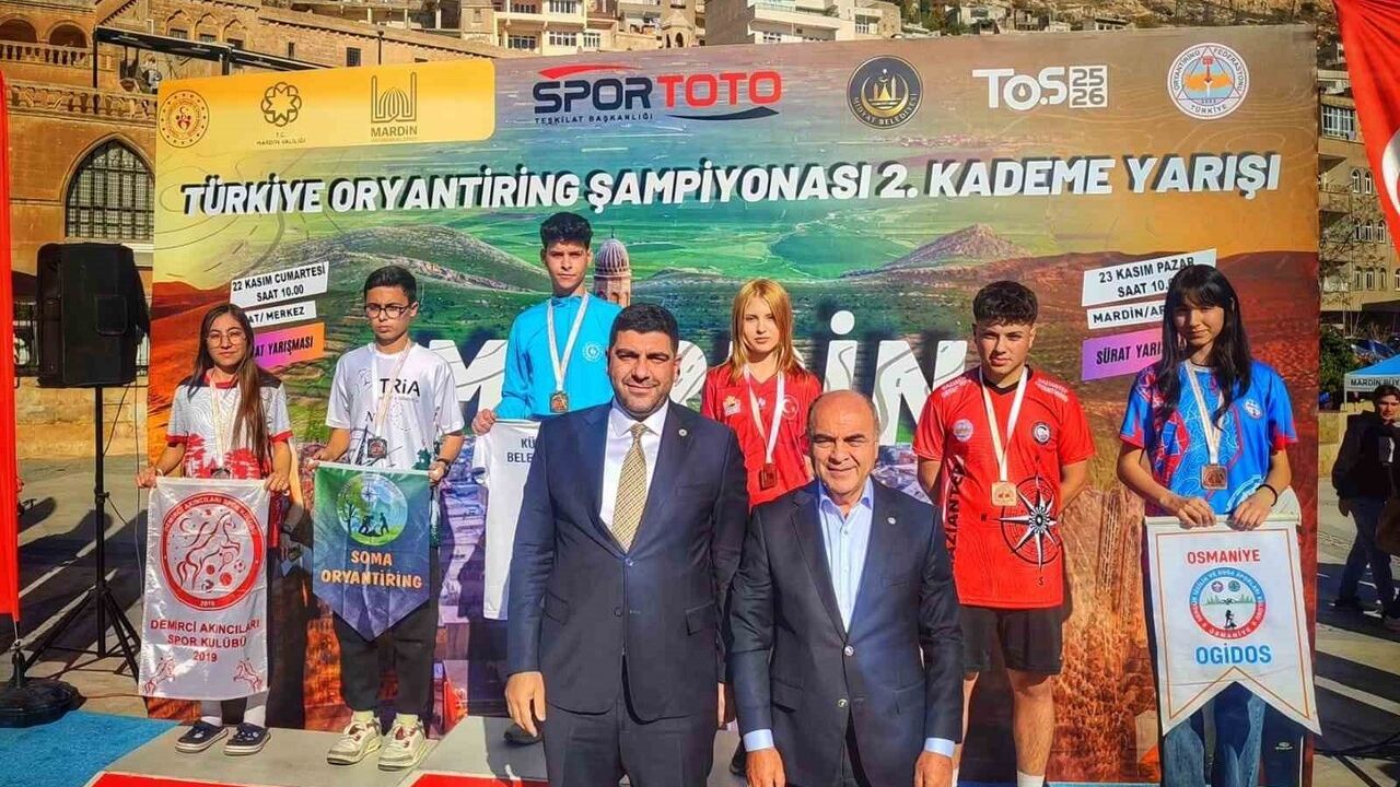 Manisa Oryantiring Takımı Mardin'de Zirveye Yerleşti