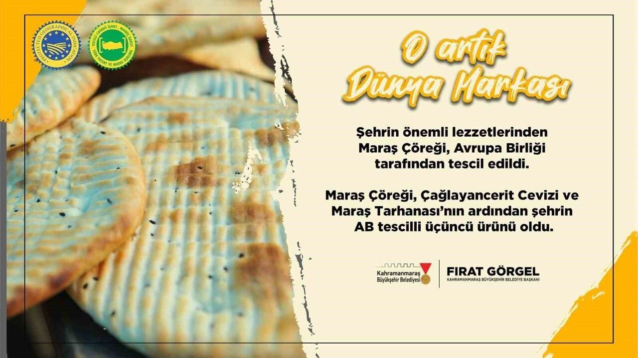Maraş Çöreği Avrupa Birliği Tescili Aldı