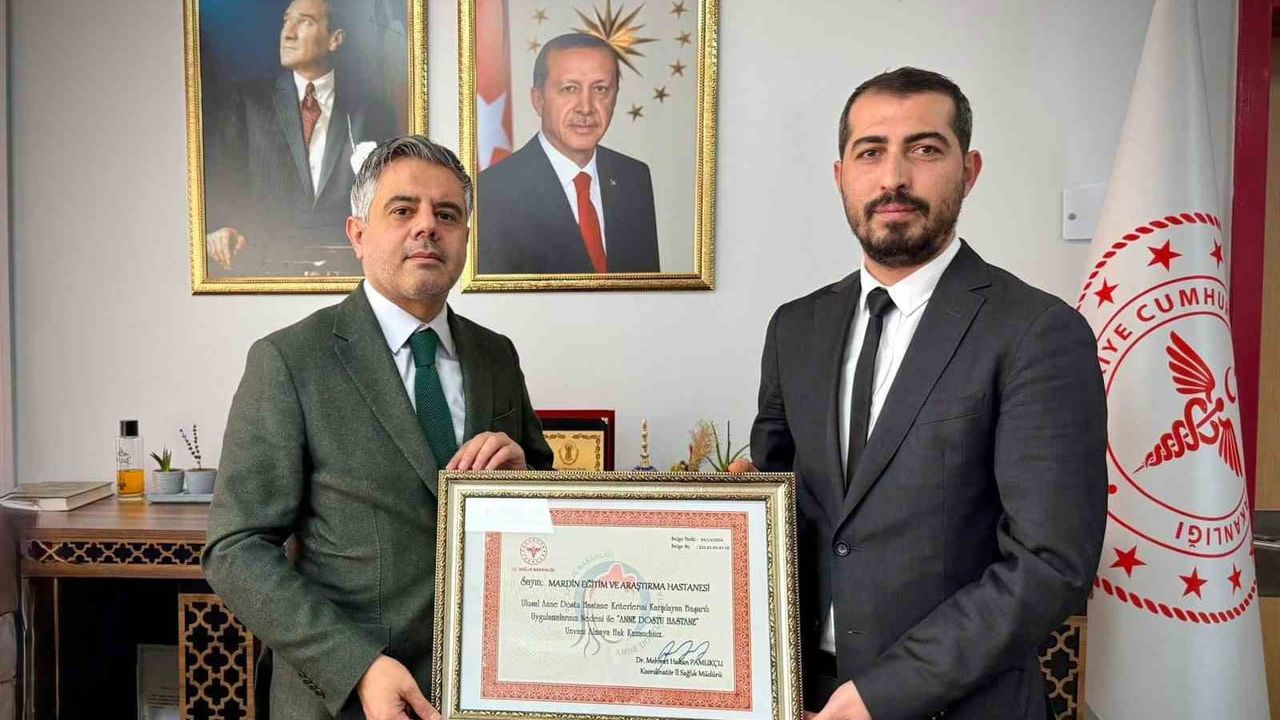 Mardin Eğitim ve Araştırma Hastanesi 'Anne Dostu Hastane' Unvanını Korudu