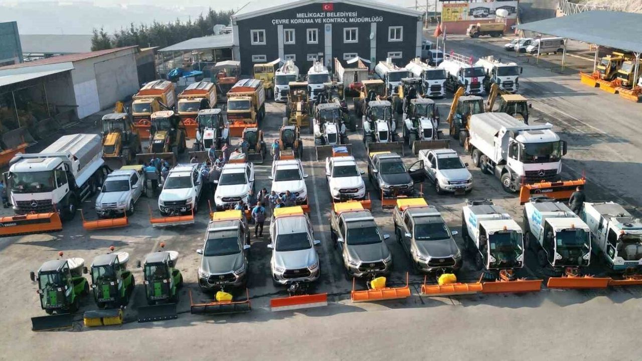 Melikgazi Belediyesi Kış Hazırlıklarını Tamamladı