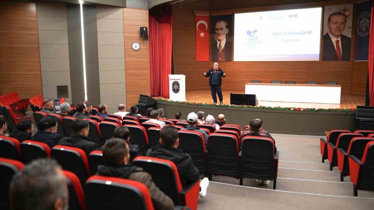 Melikgazi'de Afet Farkındalık Eğitimi Gerçekleştirildi