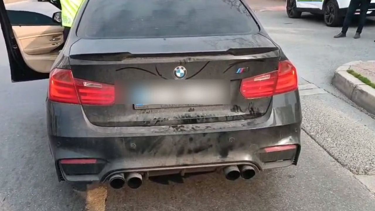 Mersin'de Abartı Egzoz ve Drift Cezaları Kesildi