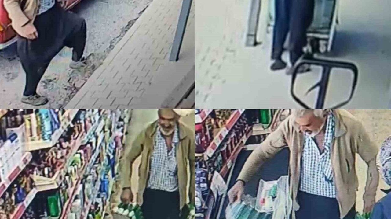 Mersin'de Alışverişe Çorapla Giden Adamın Görüntüleri