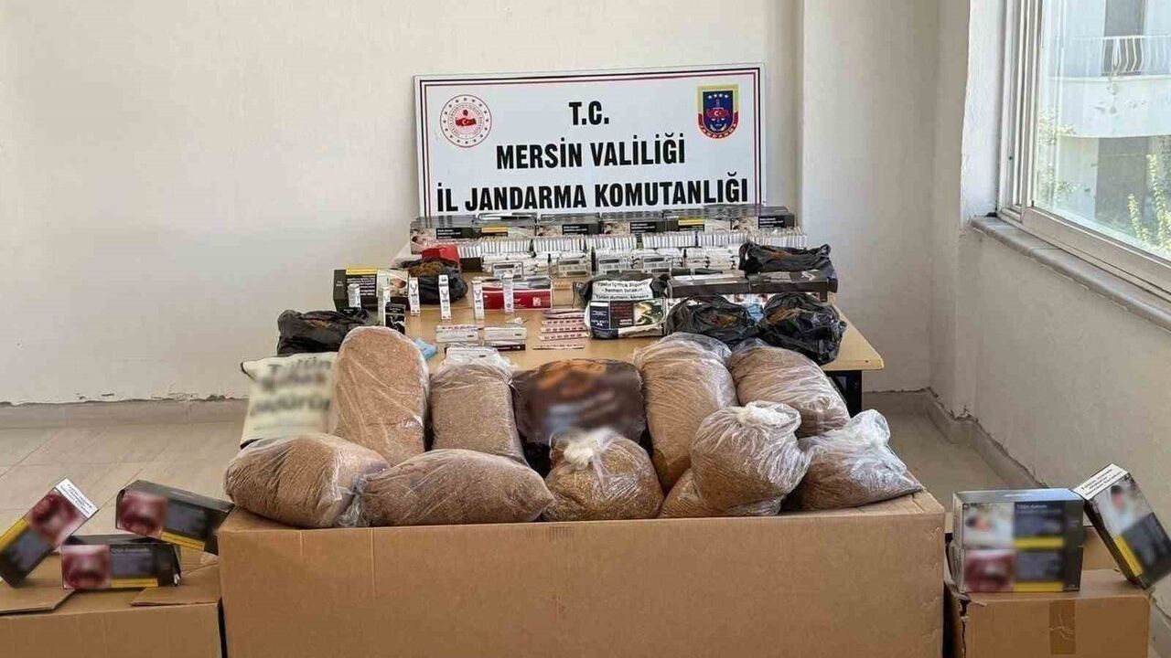 Mersin'de Kaçak Sigara Operasyonu: İki Şüpheli Gözaltında