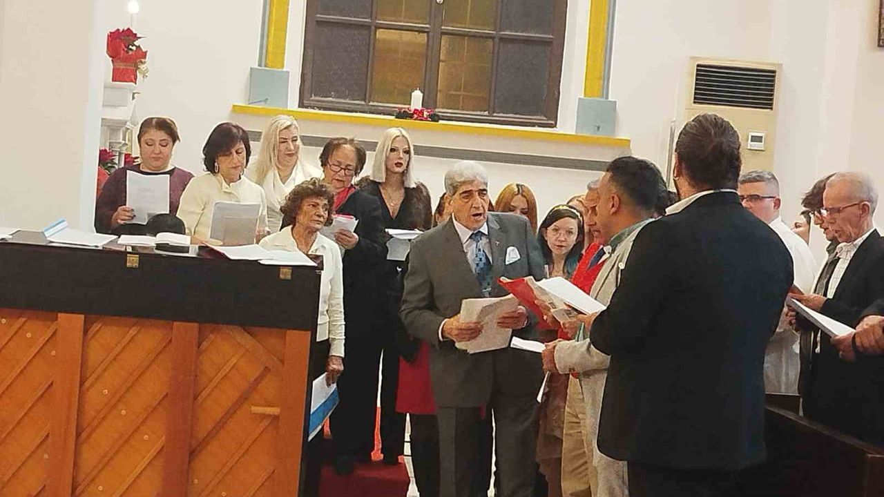 Mersin'de Rum Ortodoks Kilisesi'nde Noel Ayini