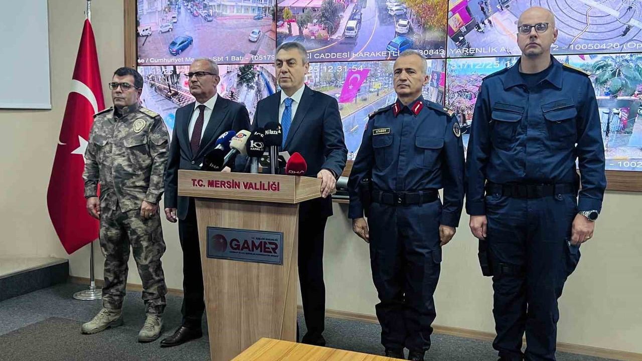 Mersin'de Yılbaşı Güvenlik Önlemleri Zirve Yaptı