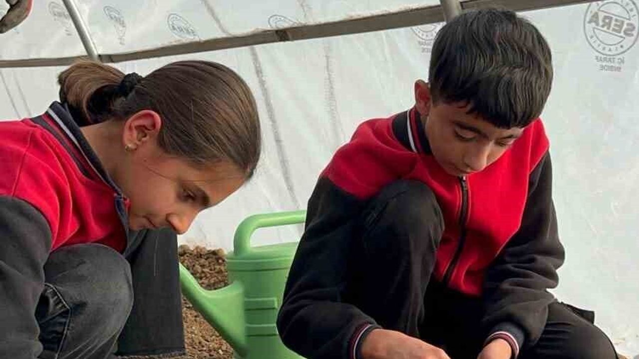 Minik Eller Toprakla Buluştu Projesi Elazığ'da Başladı