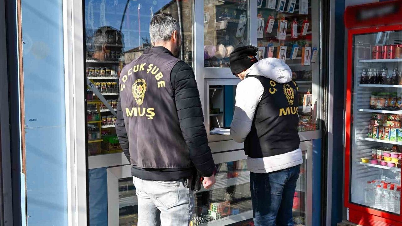 Muş'ta Okul Çevrelerinde Denetim: 1 İşletmeye Adli İşlem
