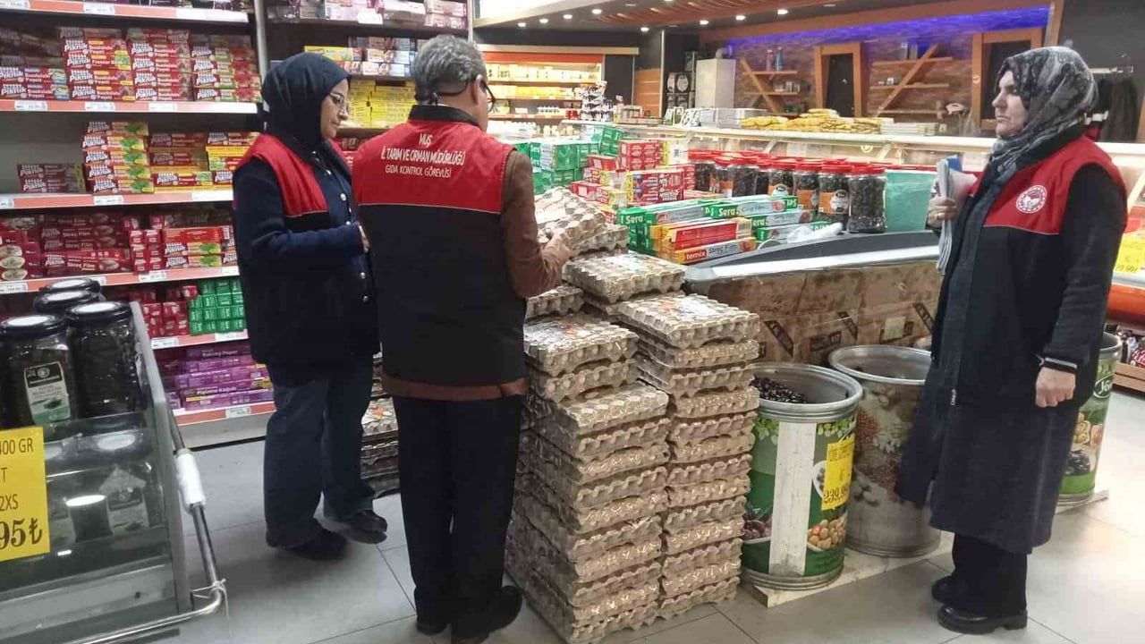 Muş'ta Yılbaşı Öncesi Gıda Denetimleri Artırıldı