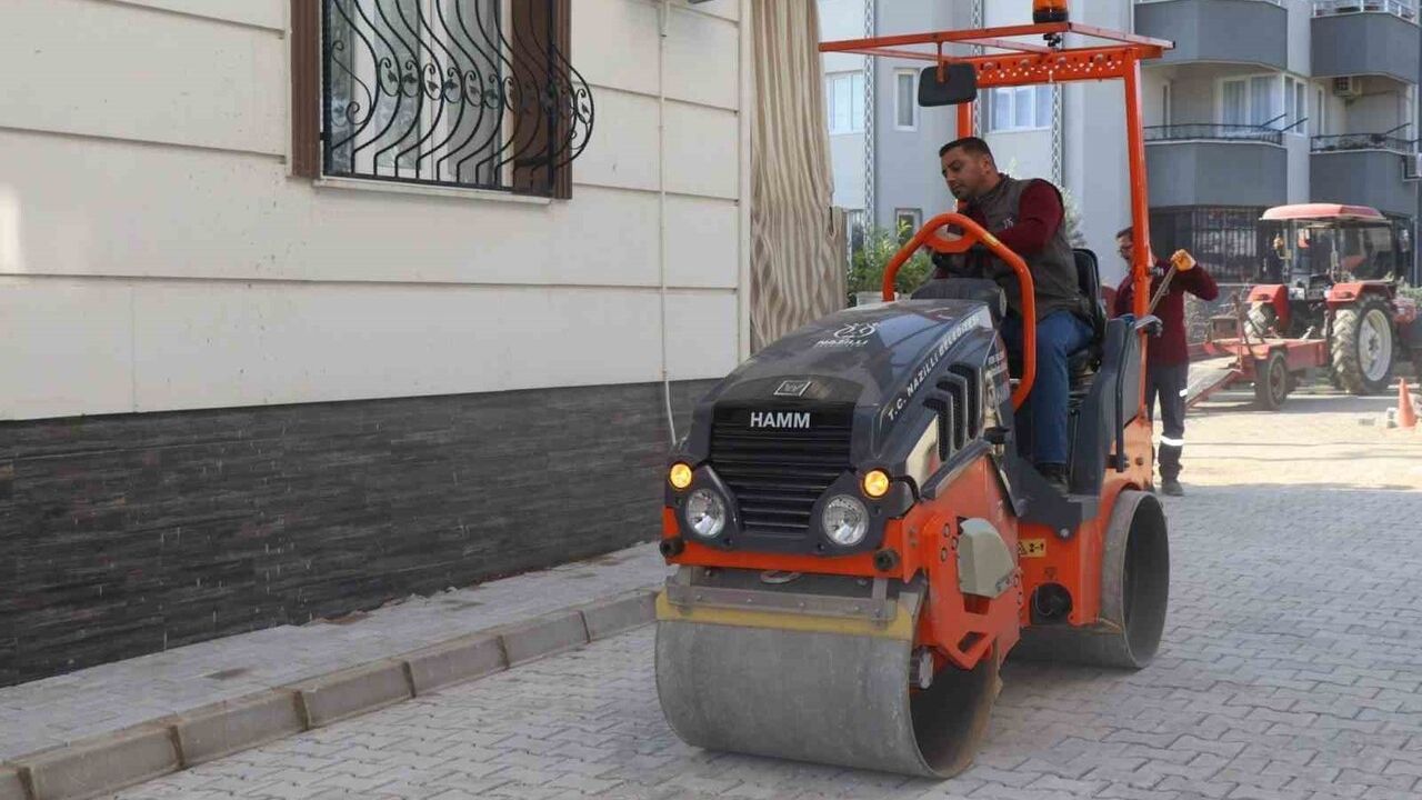 Nazilli Belediyesi Yeni Mahalle'de Taş Döşeme Çalışmalarını Tamamladı