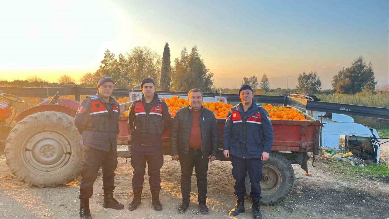 Nazilli'de 1,5 Ton Portakal Hırsızlığı Başarılı Operasyonla Engellendi