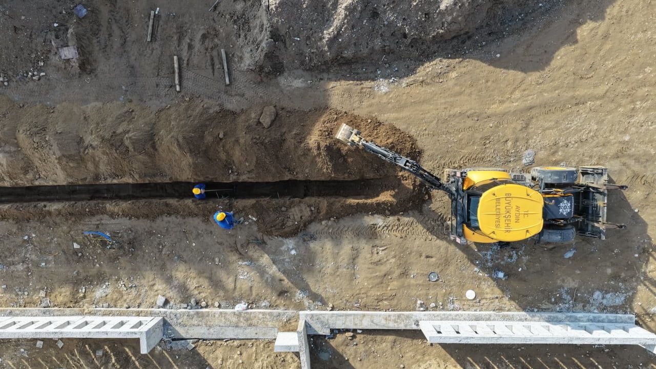 Nazilli ve Bozdoğan'da Altyapı Çalışmaları Devam Ediyor