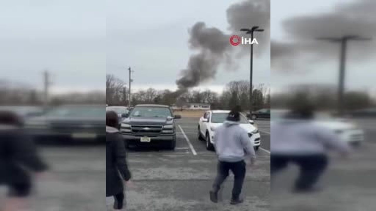 New Jersey'de İki Helikopter Havada Çarpıştı