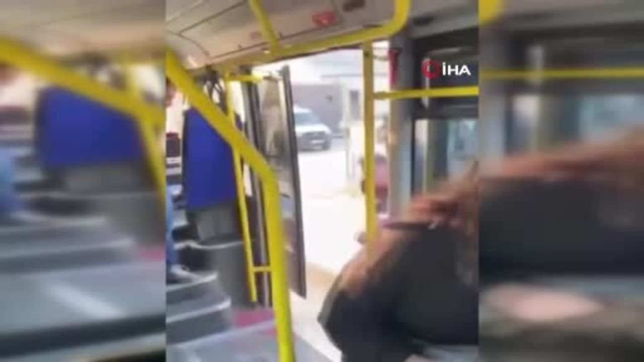 Nilüfer'de Otobüste Satırlı Kavga