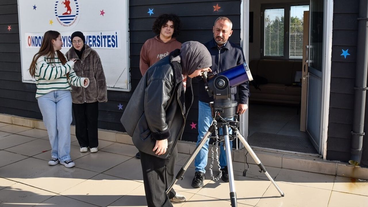 OMÜ Astronomi Eğitim Programı Başarıyla Tamamlandı