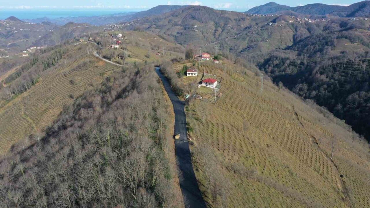 Ordu'da Asfalt Seferberliği Devam Ediyor
