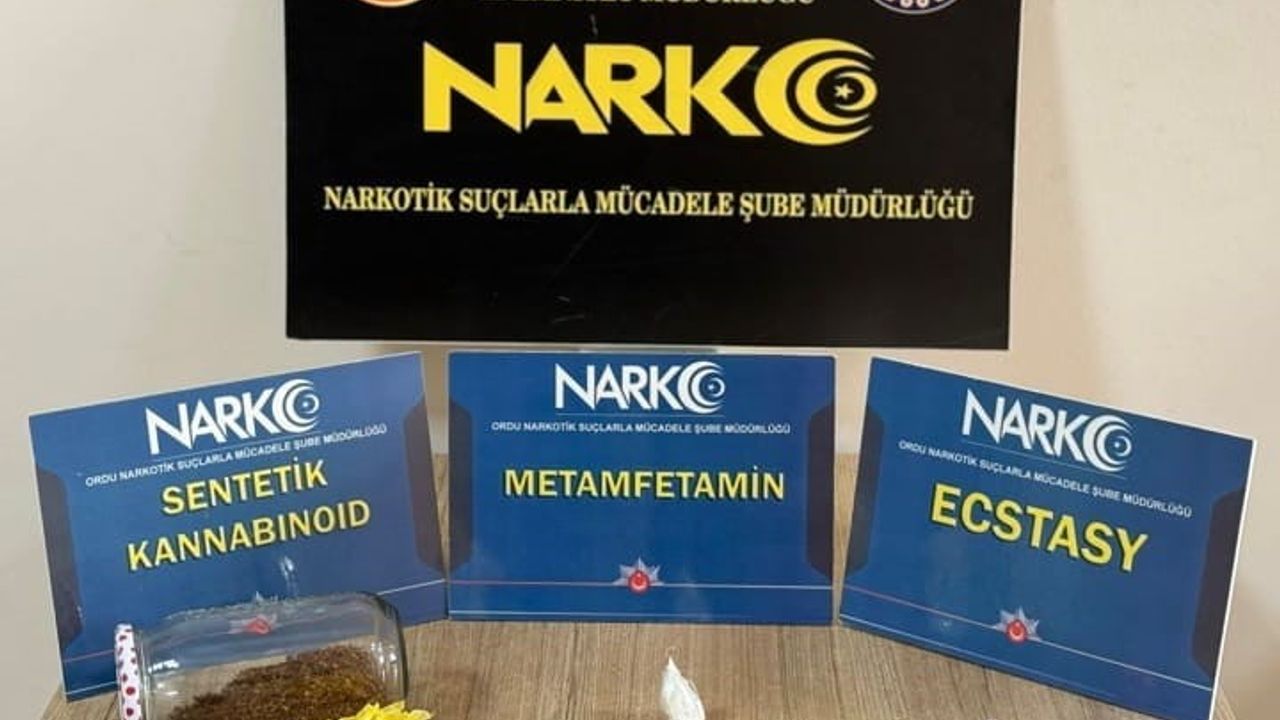 Ordu'da Uyuşturucu Operasyonu: 1 Tutuklama