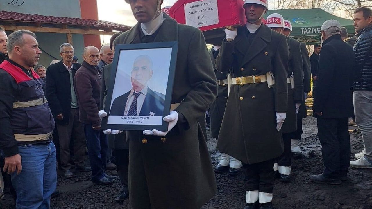 Ordulu Kıbrıs Gazisi Mehmet Yeşer Son Yolculuğuna Uğurlandı