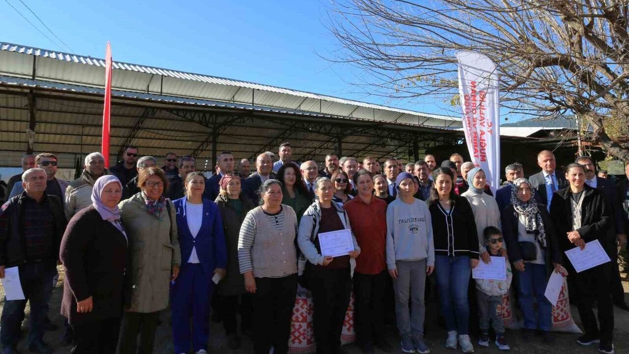 Ortaca'da Süt Sığırcılığı Sertifika Töreni Gerçekleştirildi