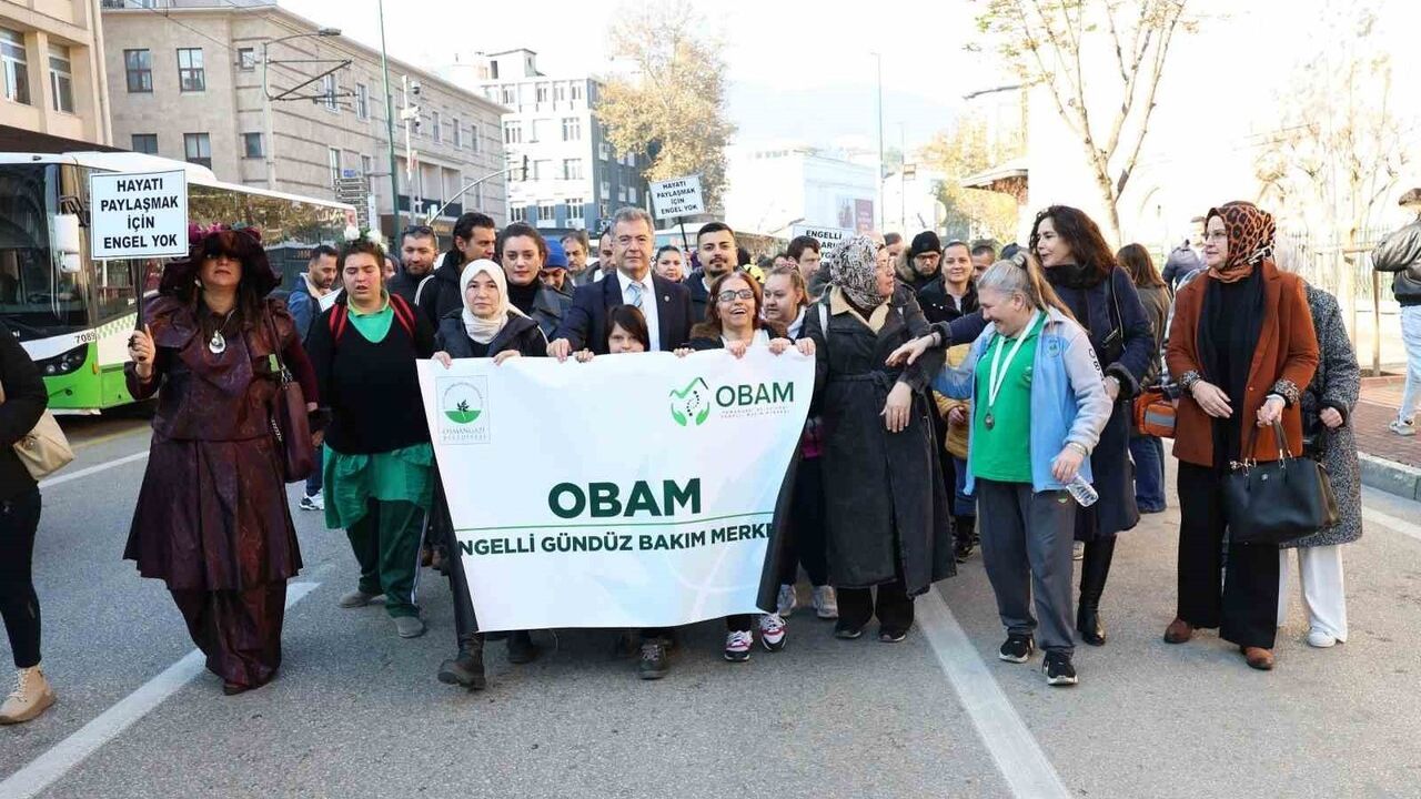 Osmangazi’de Engelli Farkındalık Yürüyüşü