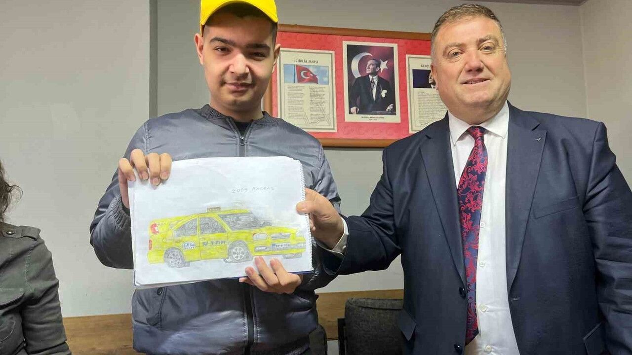 Otizmli Genç Halil’e Şoförler Odası'ndan Sürpriz Ziyaret