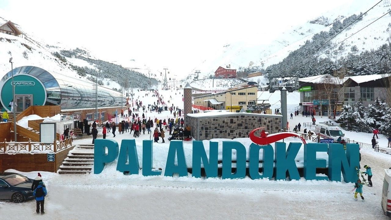 Palandöken'de Kar Kalınlığı 2 Metreden Fazla