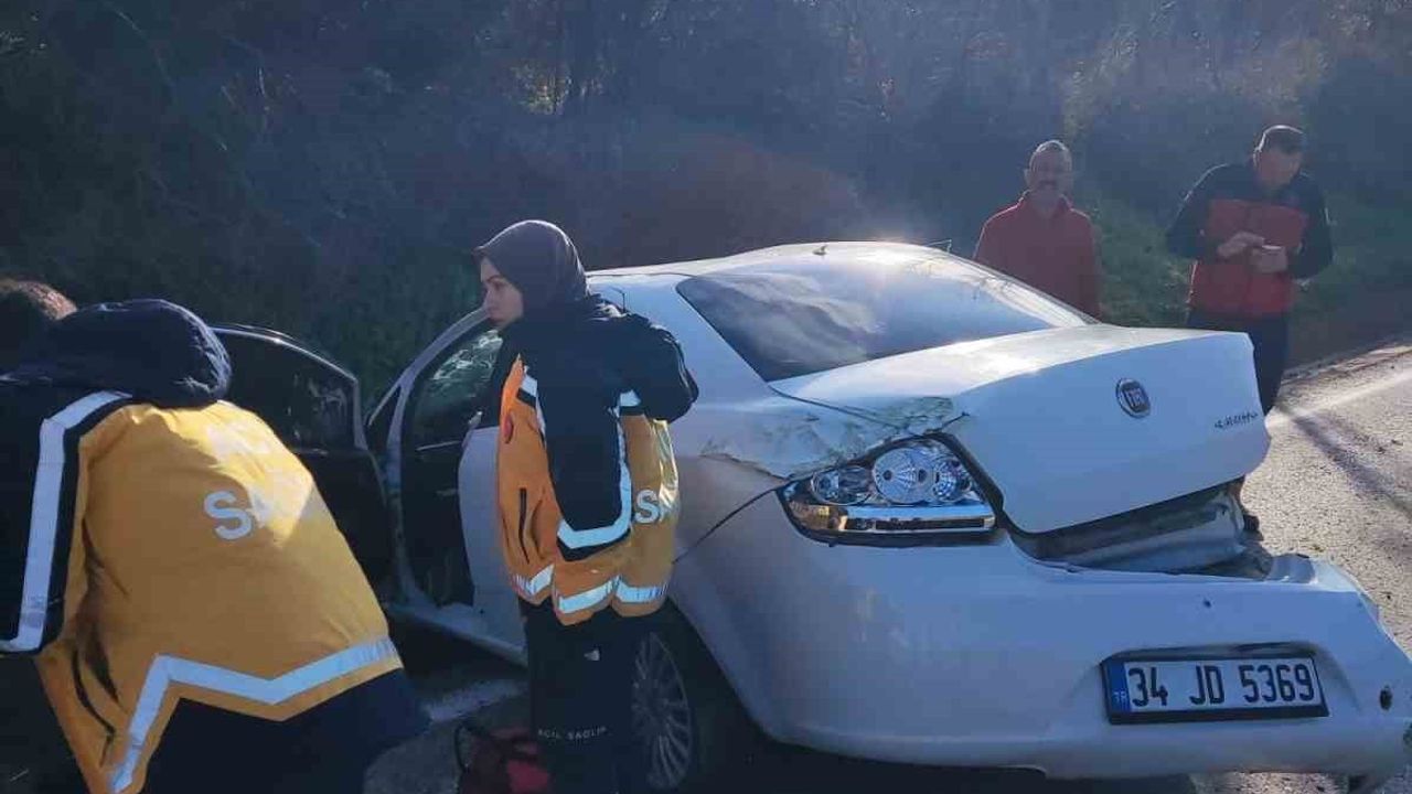 Pınarhisar’da Trafik Kazası: 2 Yaralı