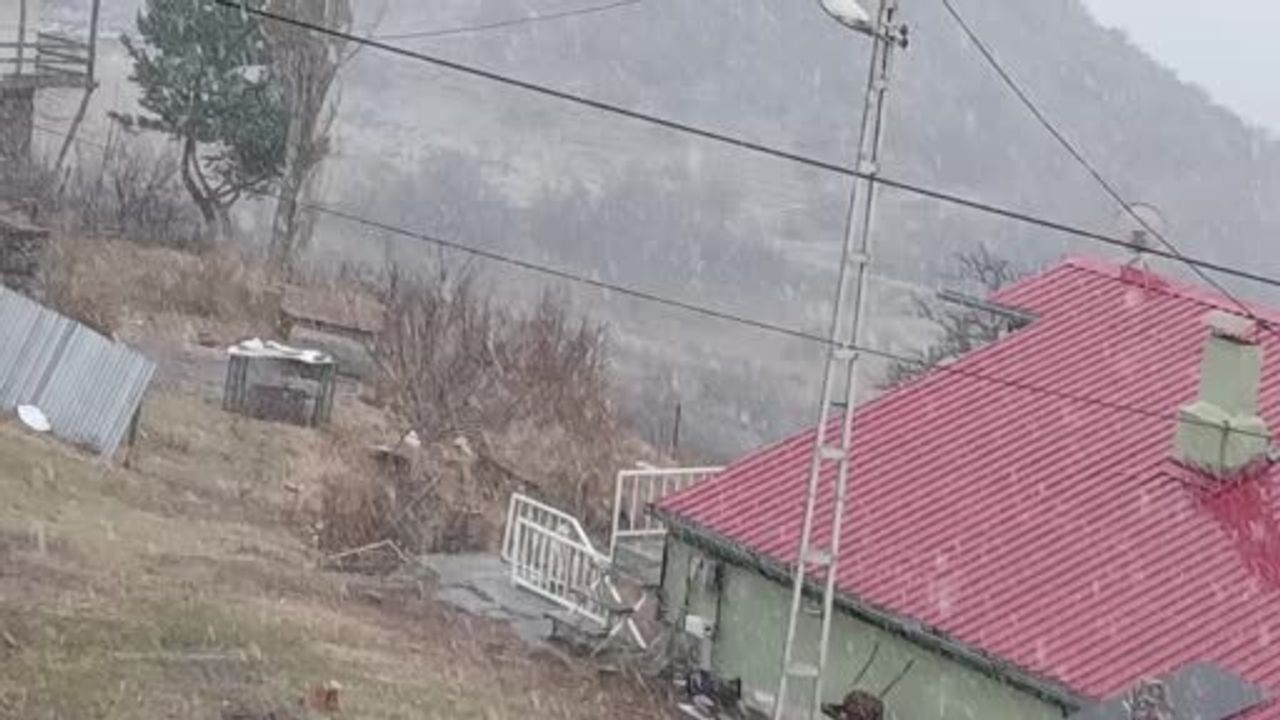 Posof'ta Kar Yağışı Hayatı Olumsuz Etkiliyor