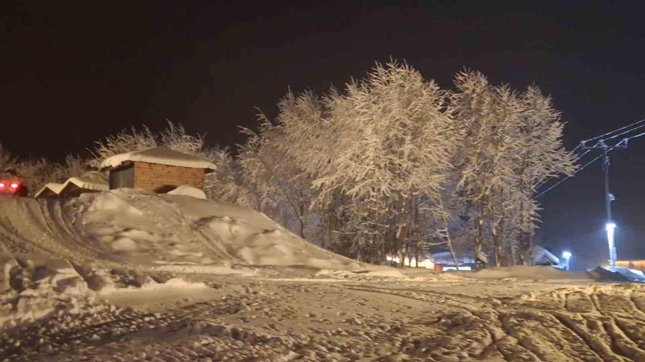 Rize'de Kar Yağışı Başladı