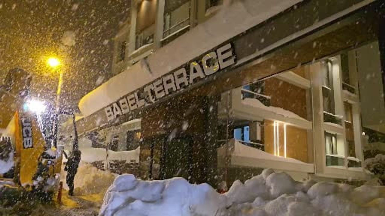 Safranbolu'da Kar Yükü Tehlikesi