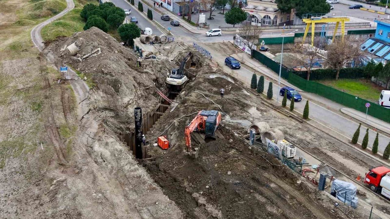 Samsun'da Atık Su Kolektör Hattı Projesi Tamamlanıyor