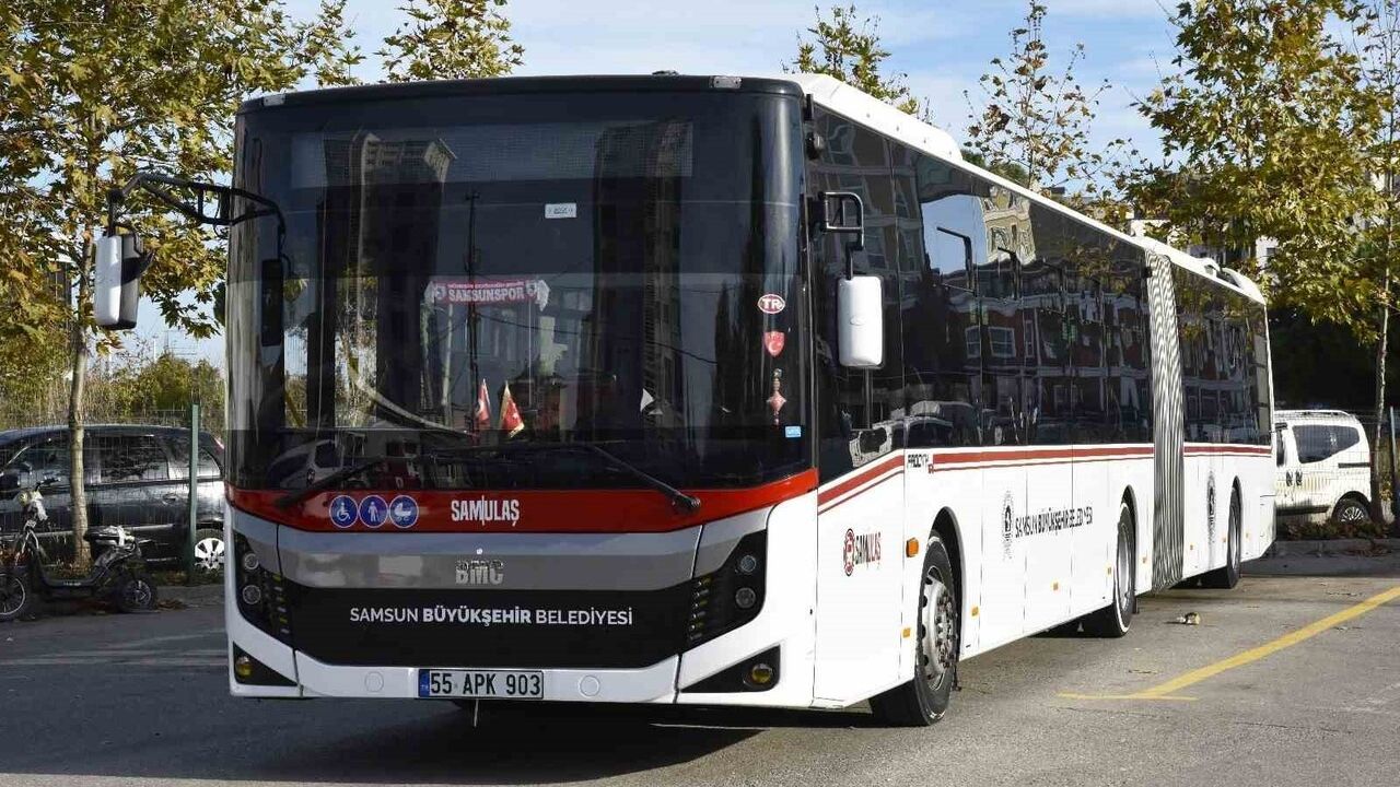 Samsun Otobüs Filosunu Güçlendiriyor